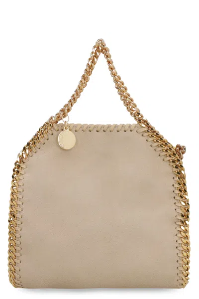 Stella Mccartney Tiny Falabella Tote Bag In Beige