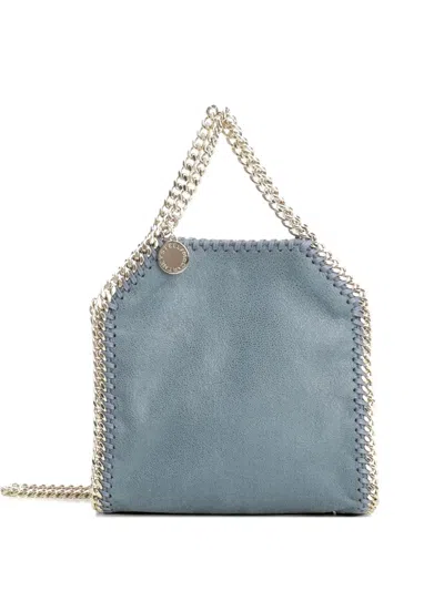 Stella Mccartney Tiny Falabella Tote Bag In Blue