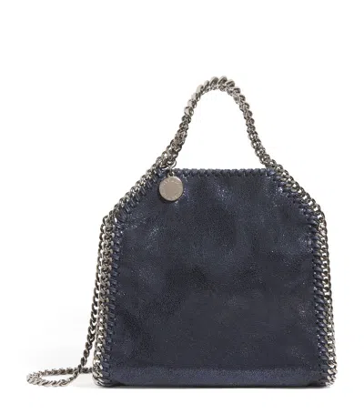 Stella Mccartney Tiny Falabella Tote Bag In Navy