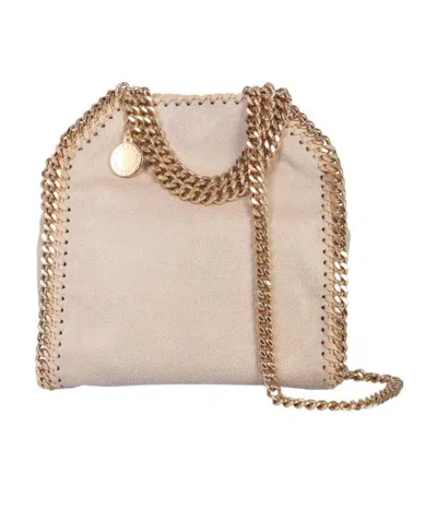 Stella Mccartney Tiny Falabella Tote In Nude