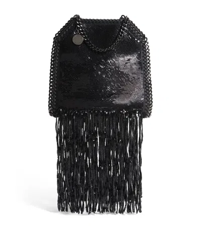 Stella Mccartney Tiny Sequin Fringe Falabella Tote Bag