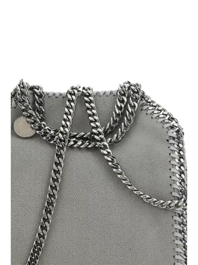 Stella Mccartney Tiny Shaggy Clutch In Gray