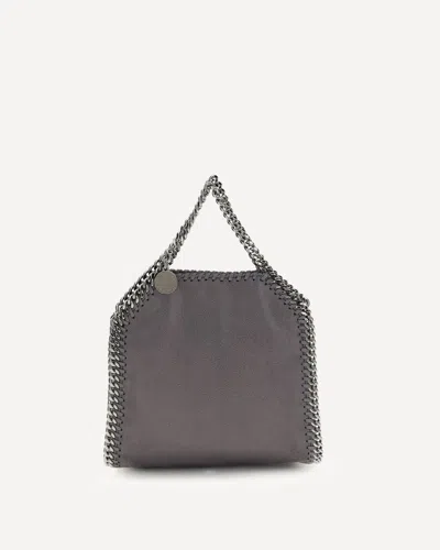 Stella Mccartney Tiny Shaggy Handbag In Gray