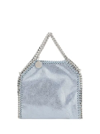 Stella Mccartney Tiny Shaggy Tote Shoulder Bag In Blue