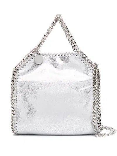 Stella Mccartney Tiny Tote Bag With Metallic Effect