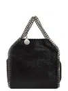 Stella Mccartney Tiny Tote Eco Shaggy Deer In Black