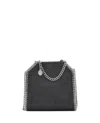 Stella Mccartney Tiny Tote Eco Shaggy Deer In Black