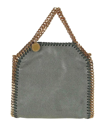 Stella Mccartney Tiny Tote Eco Shaggy Deer In Green