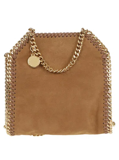Stella Mccartney Tiny Tote With Diamond Chain Trim