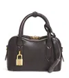 Stella Mccartney Tiny Vegan Leather Ryder Top-handle Bag In Brown