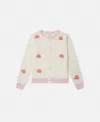 Stella Mccartney Toadstool Knitted Crewneck Cardigan In White