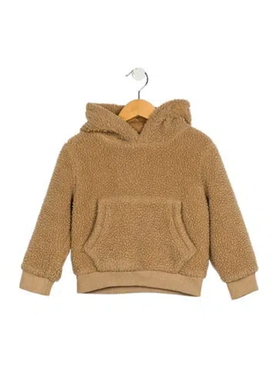 Pre-owned Stella Mccartney Babies' Toddler Boys' Faux Fur Long Sleeve Hoodie In Neutral