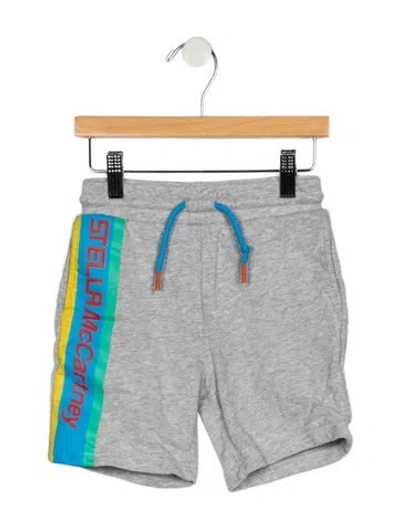 Pre-owned Stella Mccartney Babies' Toddler Boys Pattern Printed Branded Shorts In Gray