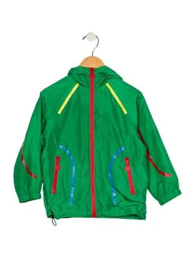 Pre-owned Stella Mccartney Babies' Toddler Boys Pattern Printed Zip Closure Jacket In Green