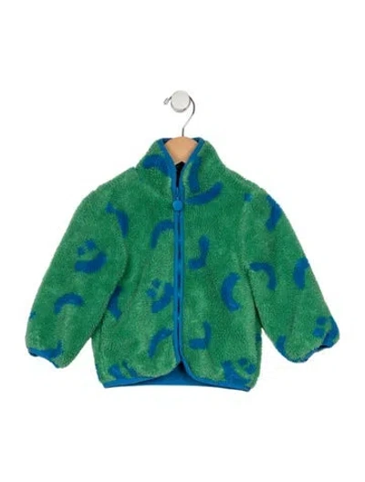 Pre-owned Stella Mccartney Babies' Toddler Boys Zip Closure Pattern Printed Jacket In Green