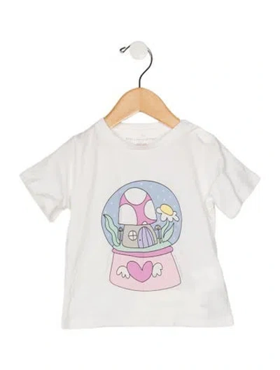 Pre-owned Stella Mccartney Babies' Toddler Girl Graphic T-shirt In White