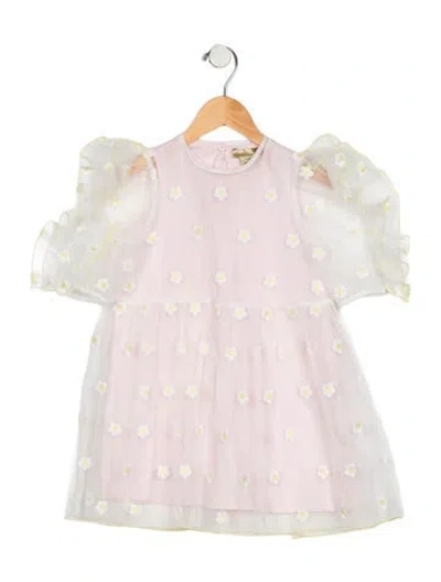 Pre-owned Stella Mccartney Babies' Toddler Girl's Short Sleeve Dress In Pink