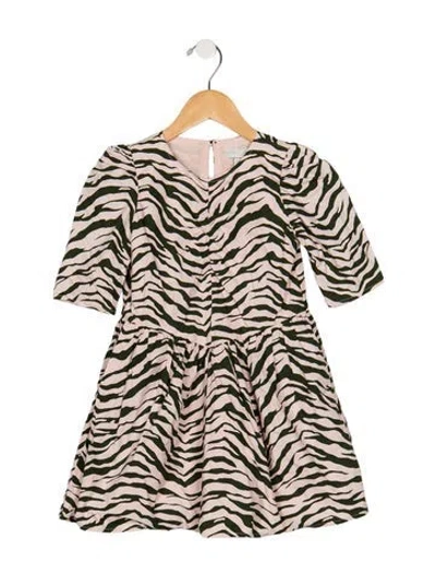 Pre-owned Stella Mccartney Babies' Toddler Girl's Zebra Printed Dress In Multi