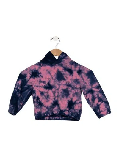 Pre-owned Stella Mccartney Babies' Toddler Girls Branded Pattern Printed Hoodie In Blue