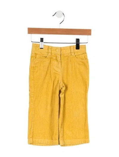 Pre-owned Stella Mccartney Babies' Toddler Girls' Cuodoroy Skinny Jeans In Yellow
