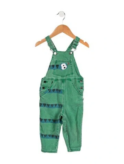 Pre-owned Stella Mccartney Babies' Toddler Girls' Embroidered Overalls In Green