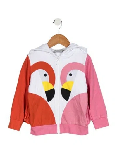 Pre-owned Stella Mccartney Babies' Toddler Girls' Graphic Print Hooded Sweatshirt In Pink