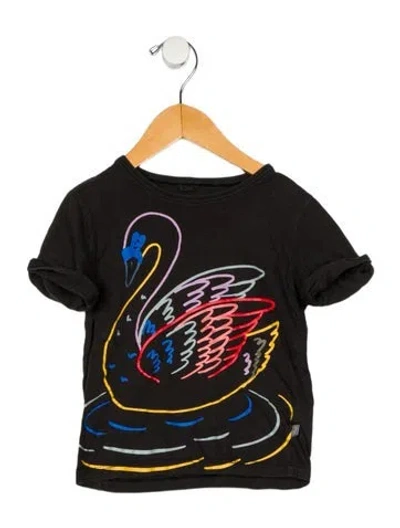 Pre-owned Stella Mccartney Babies' Toddler Girls' Graphic Short Sleeve Top In Gray