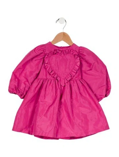 Pre-owned Stella Mccartney Babies' Toddler Girls' Heart Graphic Dress W/tags In Pink