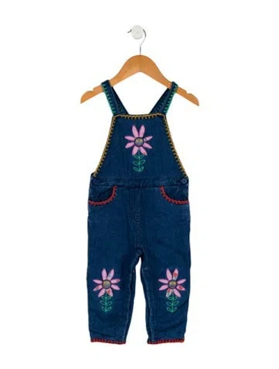 Pre-owned Stella Mccartney Babies' Toddler Girls' Pattern Print Sleeveless Jumpsuit In Blue