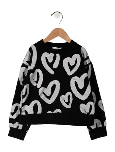 Pre-owned Stella Mccartney Babies' Toddler Girls' Pattern Print Sweater In Black