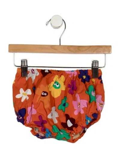 Pre-owned Stella Mccartney Babies' Toddler Girls Pattern Printed Diaper Cover In Orange