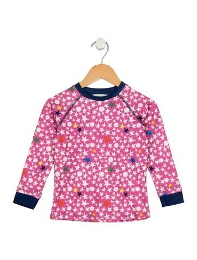 Pre-owned Stella Mccartney Babies' Toddler Girls Pattern Printed Long Sleeve Shirt In Pink