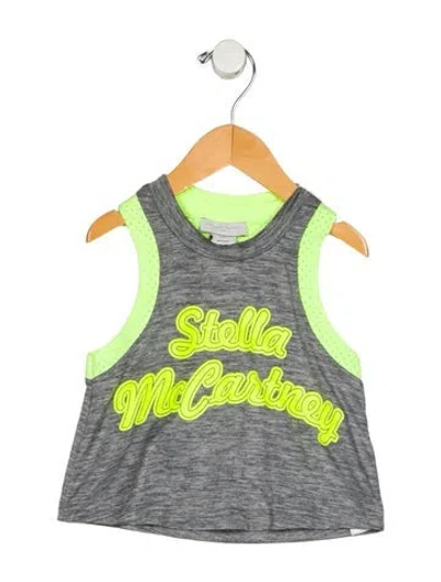 Pre-owned Stella Mccartney Babies' Toddler Girls Pattern Printed Tank Top W/tags In Gray