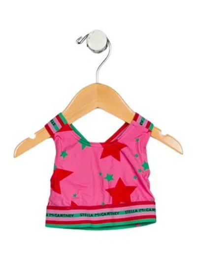 Pre-owned Stella Mccartney Babies' Toddler Girls' Patterned Sleeveless Top In Pink