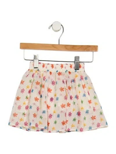 Pre-owned Stella Mccartney Babies' Toddler Girls' Printed Pleated Skirt In Neutral