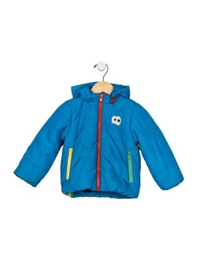 Pre-owned Stella Mccartney Babies' Toddler Girls' Puffer Jacket In Blue