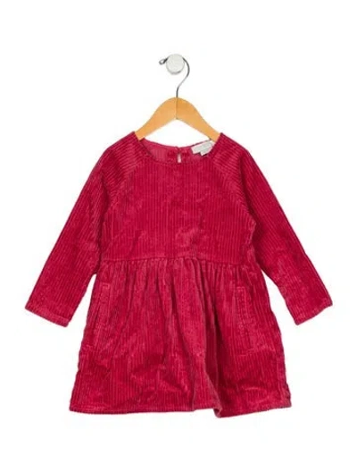 Pre-owned Stella Mccartney Babies' Toddler Girls' Ribbed Long Sleeve Dress In Pink