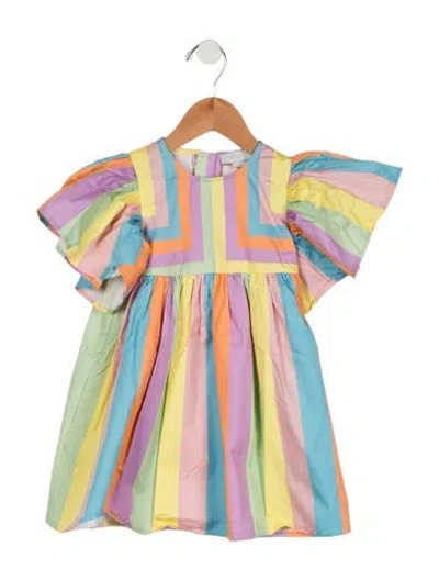 Pre-owned Stella Mccartney Babies' Toddler Girls' Short Sleeve Dress W/tags In Multi