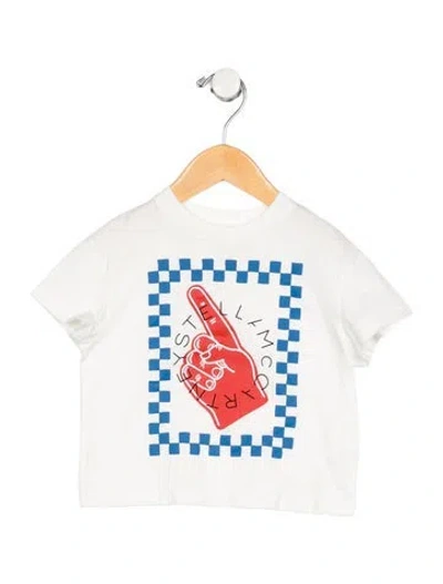 Pre-owned Stella Mccartney Babies' Toddler Girls' Short Sleeve T-shirt In White