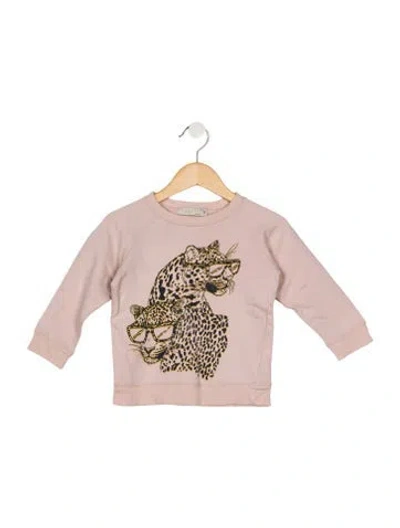 Pre-owned Stella Mccartney Babies' Toddler Girls' Solid Long Sleeves Sweatshirt In Pink