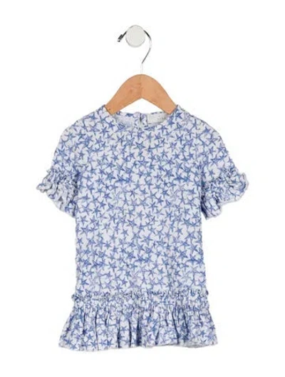 Pre-owned Stella Mccartney Babies' Toddler Girls' Star Print Dress In White