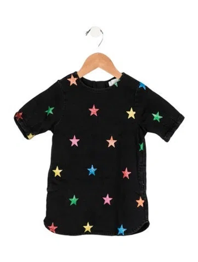 Pre-owned Stella Mccartney Babies' Toddler Girls' Star Printed Dress In Black