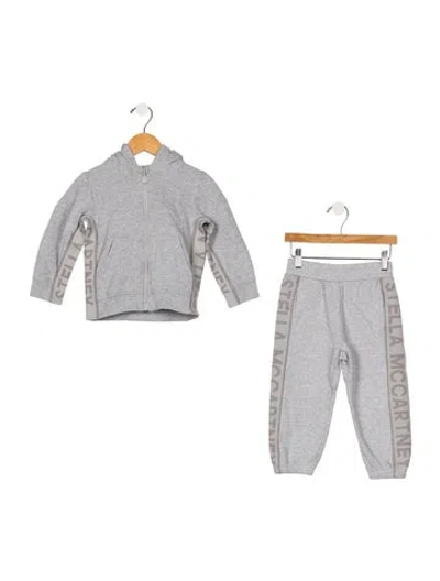 Pre-owned Stella Mccartney Babies' Toddler Girls' Track Set In Grey