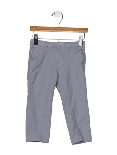 Pre-owned Stella Mccartney Babies' Toddler Girls Wool Button And Zip Closure Pants In Blue