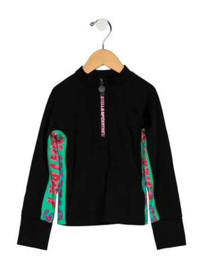 Pre-owned Stella Mccartney Babies' Toddlers' Girls Long-sleeve Patterned Top In Black