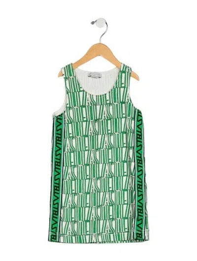 Pre-owned Stella Mccartney Babies' Toddlers' Girls Sleeveless Printed Dress In Multi