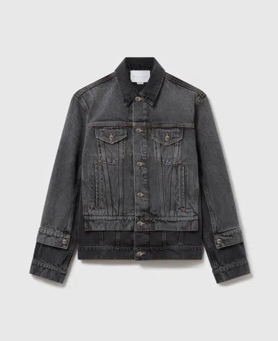 STELLA MCCARTNEY TONAL PANELLED DENIM JACKET