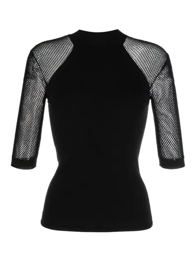 Stella Mccartney Top - Negro In Black