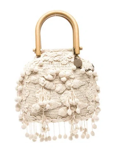 Pre-owned Stella Mccartney Top Handle Bag In Neutral