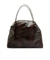 Stella Mccartney Falabella Tiny Shoulder Bag In Python Print Polyester In Brown